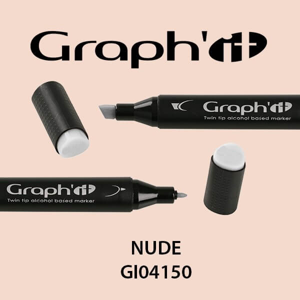 GRAPH'IT Twin Tip Marker GI04150 Nude tusser