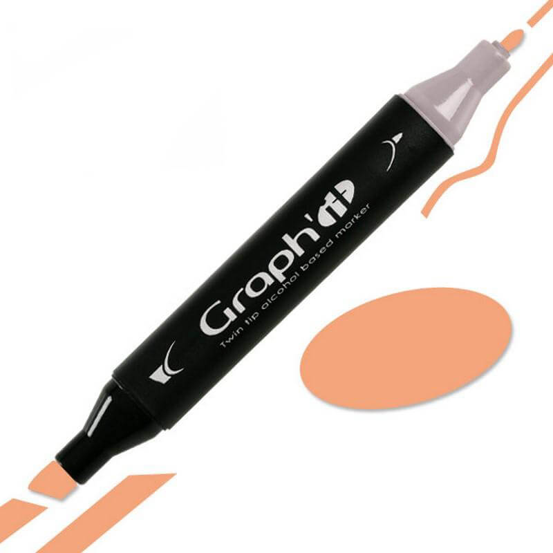 GRAPH'IT Twin Tip Marker GI04175 Peach tusser
