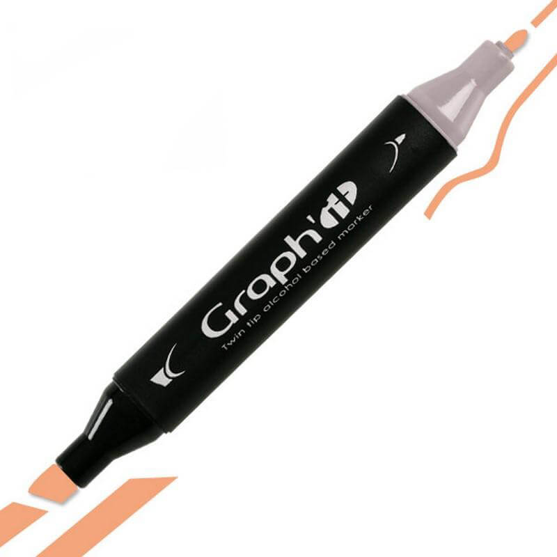 GRAPH'IT Twin Tip Marker GI04175 Peach tusser