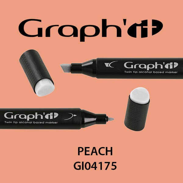GRAPH'IT Twin Tip Marker GI04175 Peach tusser