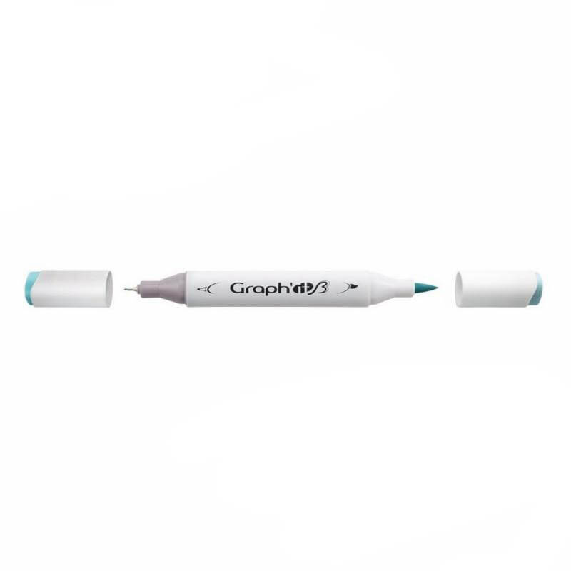 Graph'it Twin Brush Markers GI87145 Lagoon alkoholbaseret tusser