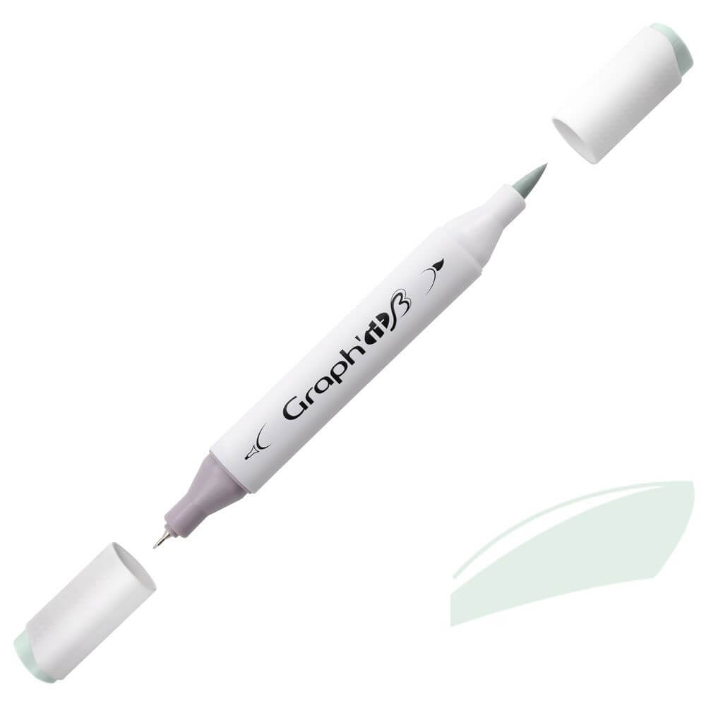 Graph'it Twin Brush Markers GI88112 Sage Green alkoholbaseret tusser