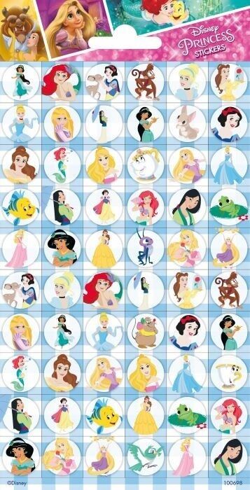Disney Prinsesser stickers ark mini