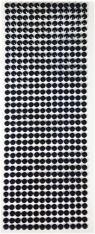 selvklæbende rhinsten sorte