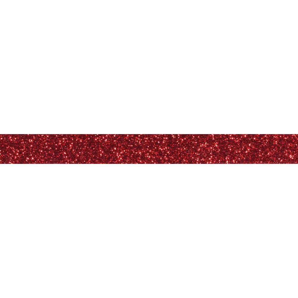 Rød glitter tape