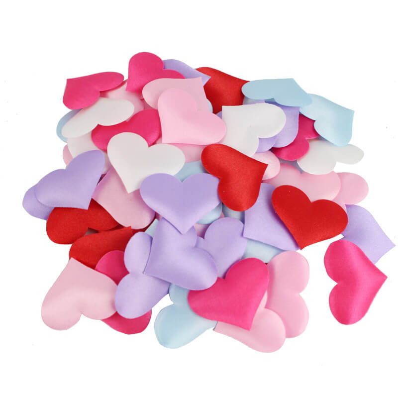 store stof hjerter mix