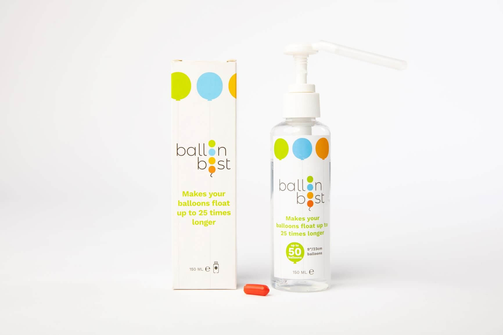 Ballon boost 150ml med pumpe