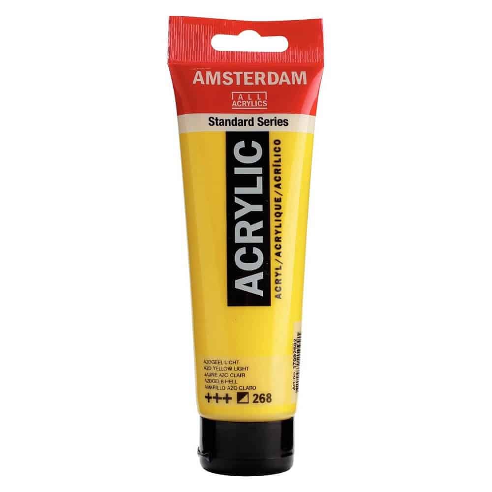 Gul Amsterdam standard akrylmaling Azo Yellow Light