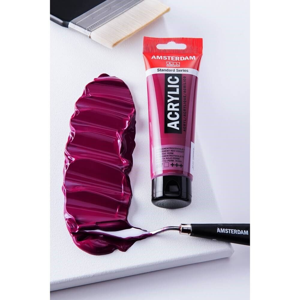 Amsterdam Standard akrylmaling Permanent Red Violet 567 120 ml