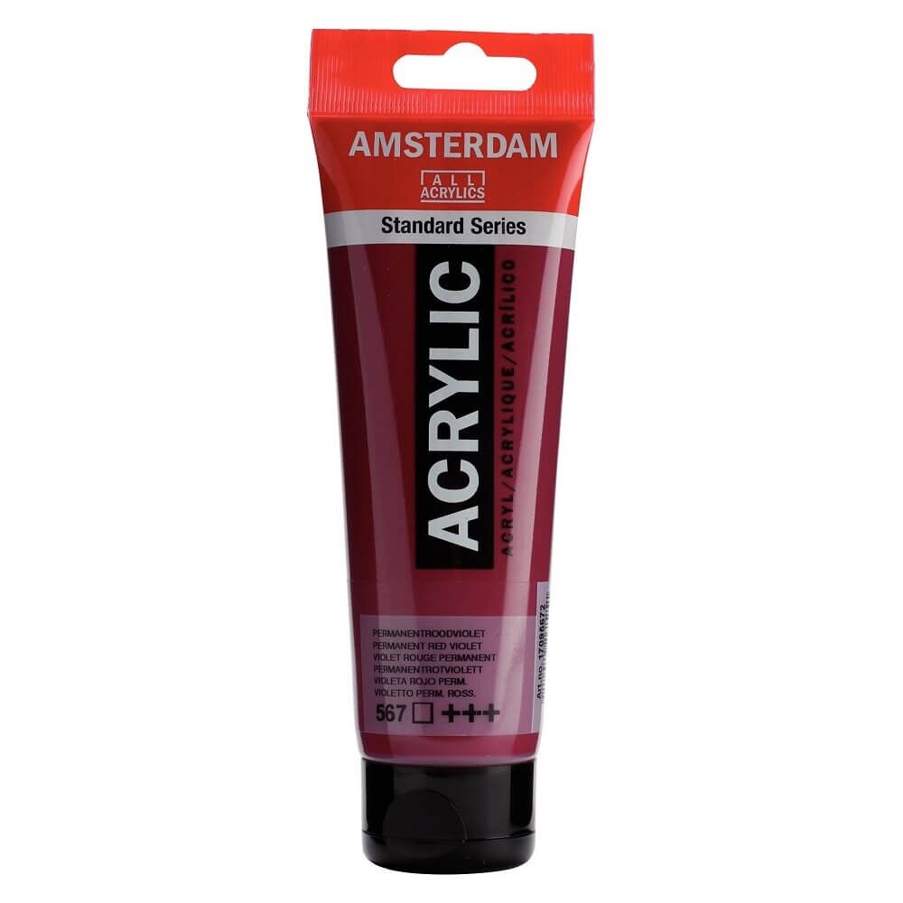 Violet Amsterdam standard akrylmaling Permanent Red Violet