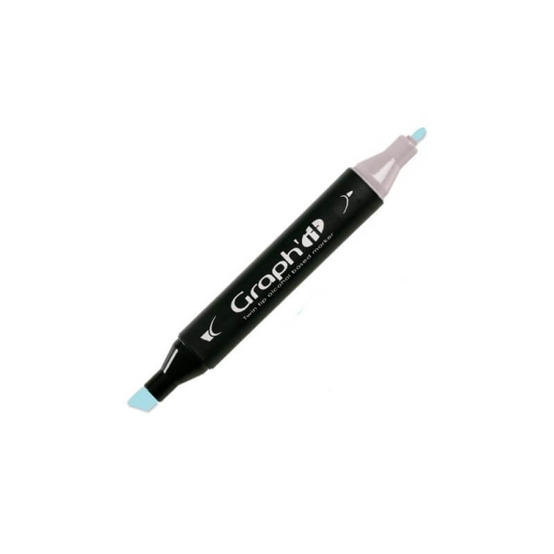 GRAPH'IT Twin Tip Marker GI07135 Atoll lyseblå tusser