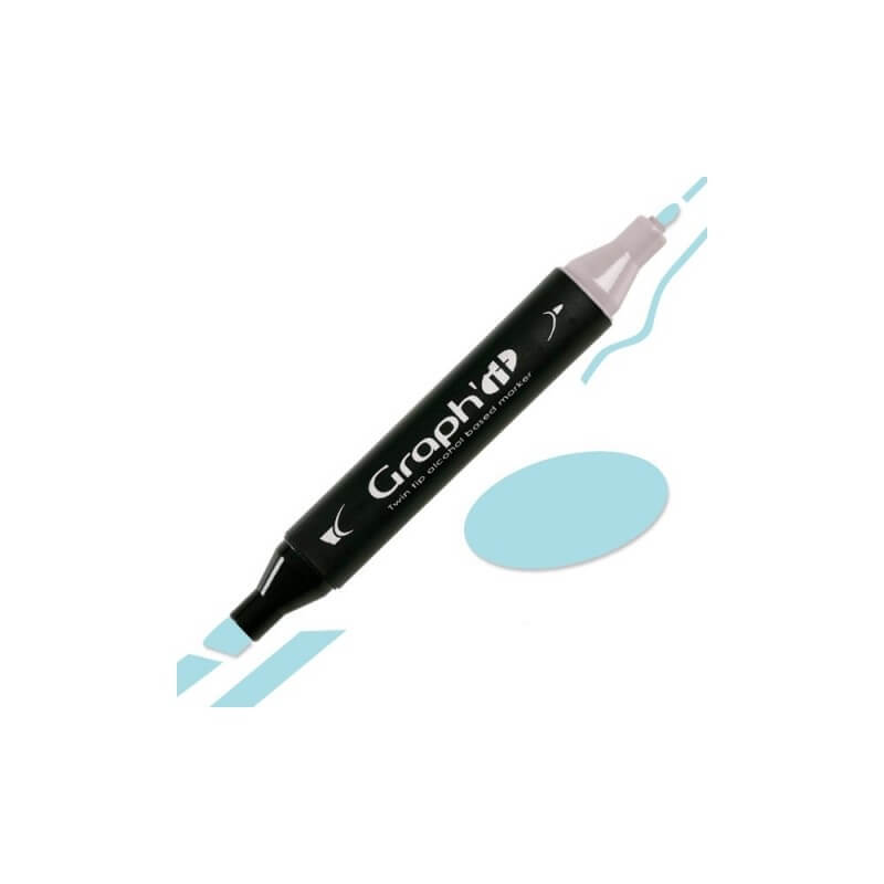 GRAPH'IT Twin Tip Marker GI07135 Atoll lyseblå tusser