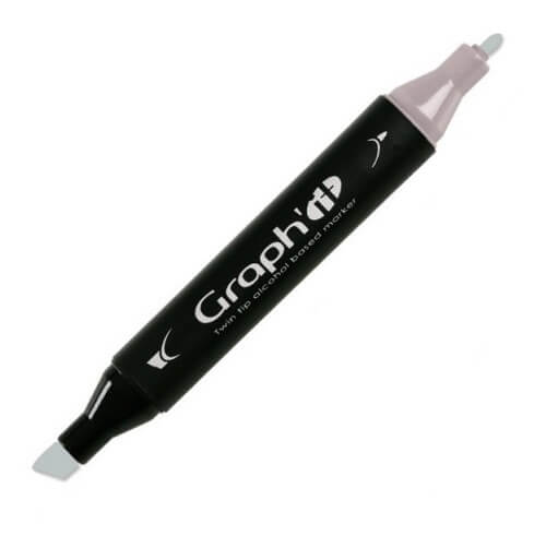 Graph'IT Twin Tip Marker GI09205 Green Grey 5 Alkoholbaserede Penseltusser