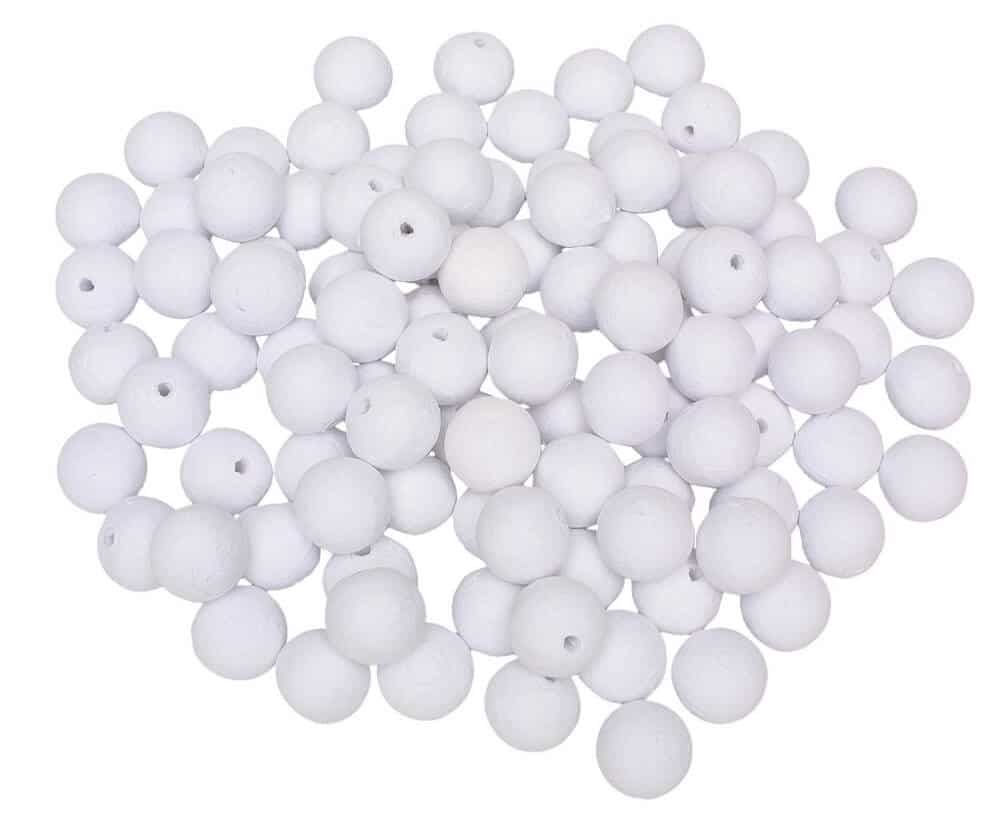 Vatkugler hvide med hul