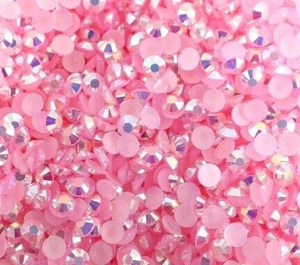 Iriserende lyserøde rhinsten 2mm