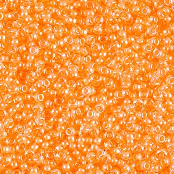 Miyuki perler seed beads 11/0 luminous soft orange 4298