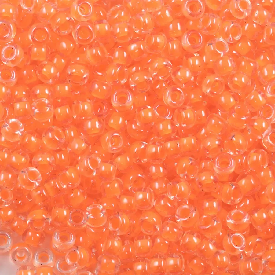 Miyuki perler seed beads 11/0 luminous soft orange 4298
