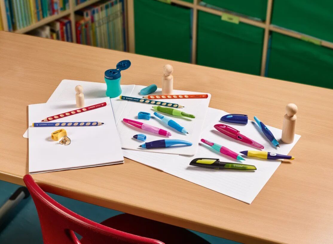 STABILO EASYcolors EASYgraph ergonomisk blyantspidser venstre hånd