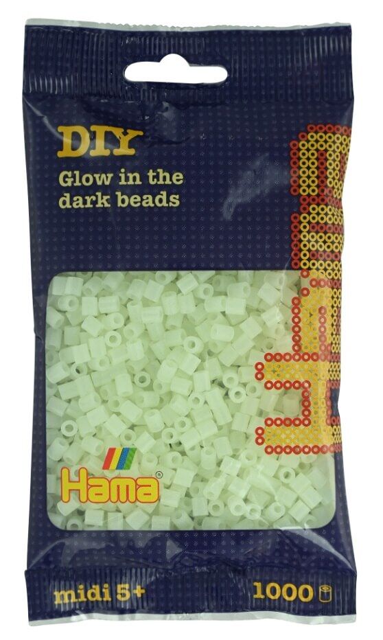 Hama midi perler selvlysende grøn 207-55