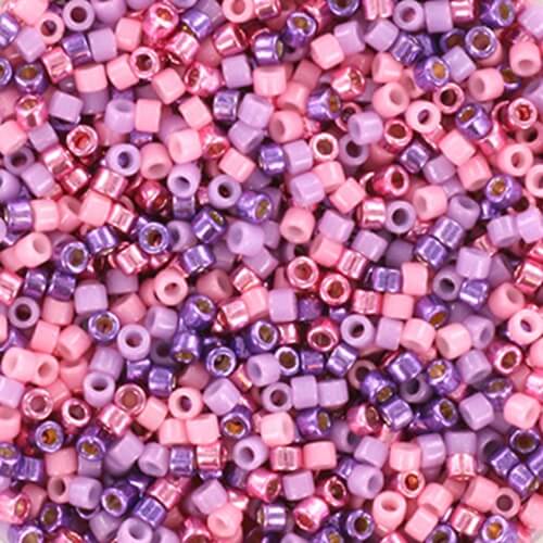 Miyuki Delica perler dreamy lavender mix 134 11/0 3g
