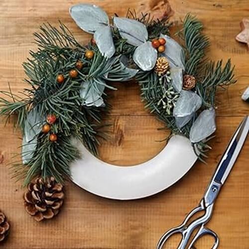 Styropor ring med flad bagside