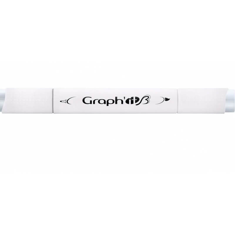 Graph'it Twin Brush Marker GI87101 Glass alkoholbaseret tusch med dobbelt spids