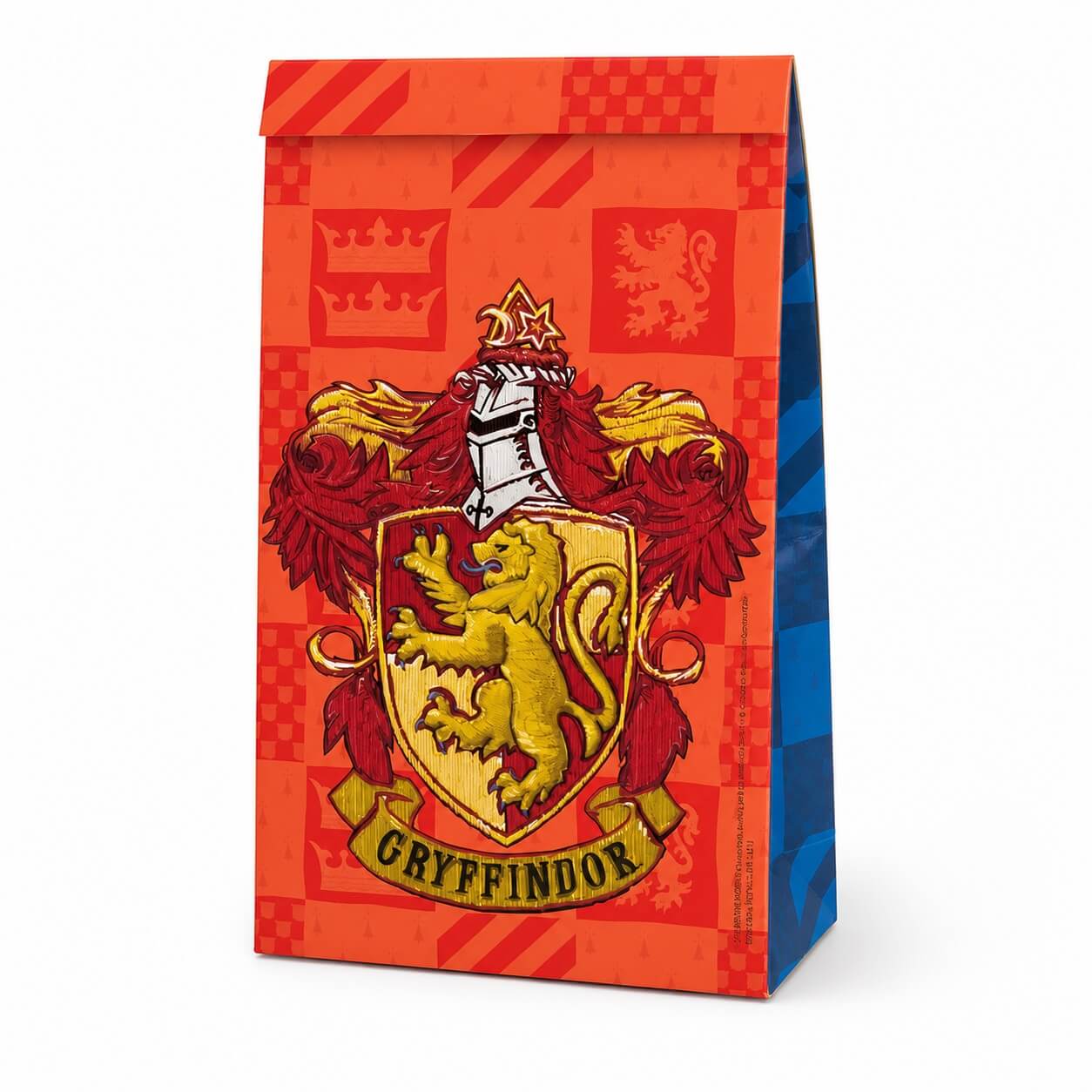 Harry Potter slikposer 4 stk med Gryffindor motiv på hvid baggrund