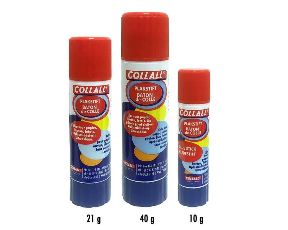 Collall Limstift 40g – vandbaseret, A-mærket limstift til papir og hobbyprojekter.