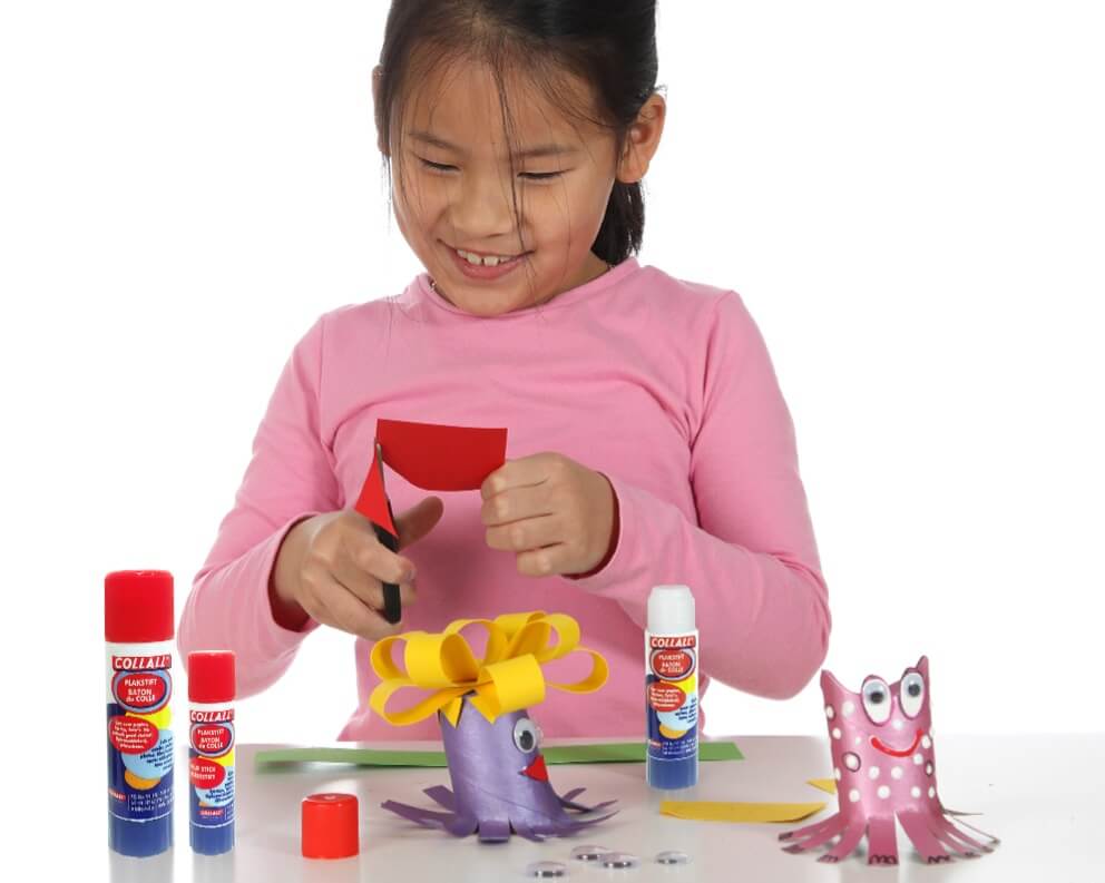 Collall Limstift 40g – vandbaseret, A-mærket limstift til papir og hobbyprojekter.