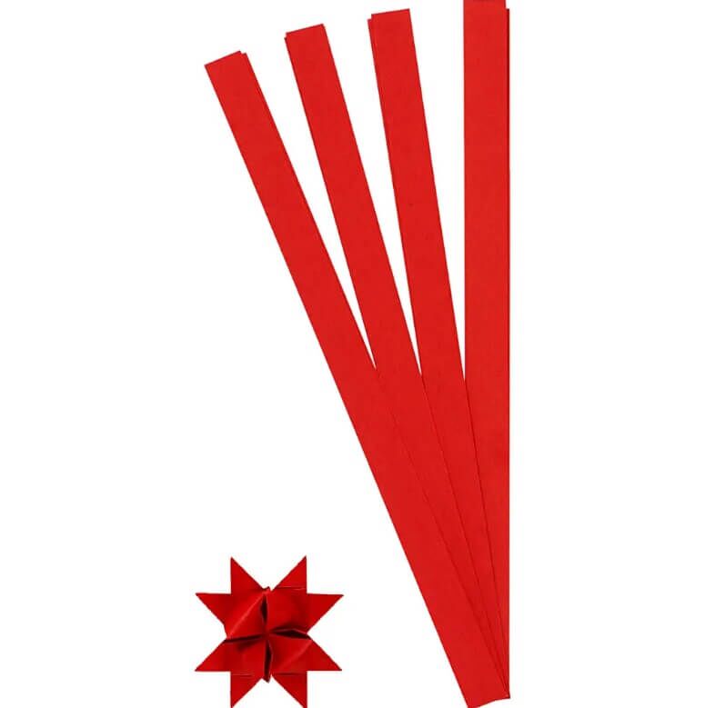 Stjernestrimler røde